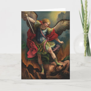 Saint Michael the Archangel Folded Kaart