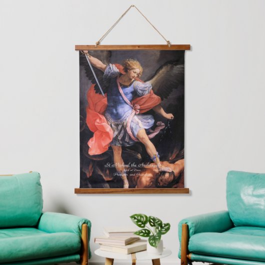 Saint Michael the Archangel Hangend Wandkleed (Woonkamer)