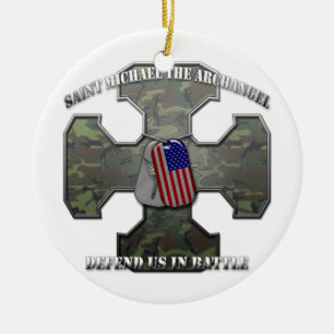 Saint Michael the Archangel Keramisch Ornament