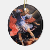 Saint Michael the Archangel Keramisch Ornament (Links)