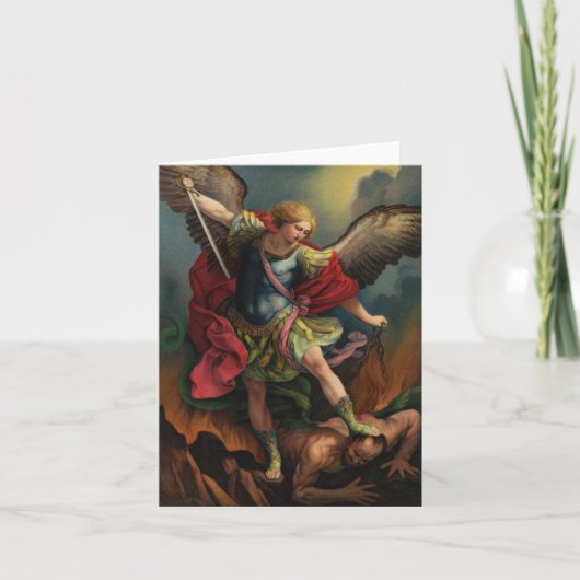 Saint Michael the Archangel Note Kaart (Voorkant)