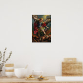 Saint Michael the Archangel Poster (Keuken)