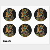 Saint Michael The Archangel Ronde Sticker (Vel)