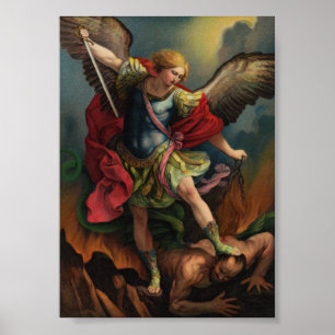 Saint Michael the Archangel Small Poster