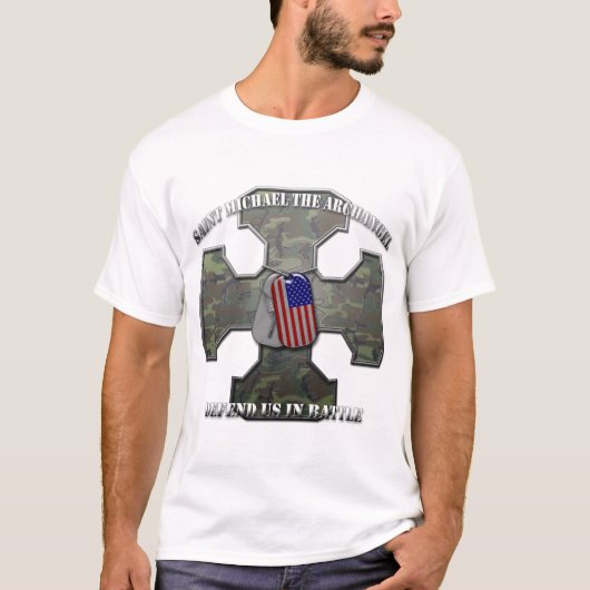 Saint Michael the Archangel T-shirt (Voorkant)