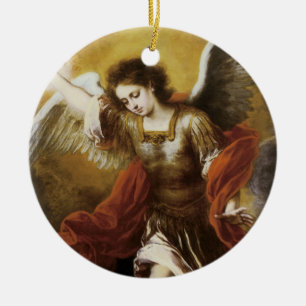 Saint Michael van Murillo Keramisch Ornament