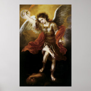 Saint Michael van Murillo Poster