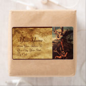 SAINT MICHAEL VANGUISHING SATAN ETIKET (Insitu)