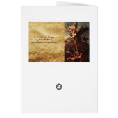 SAINT MICHAEL VANGUISHING SATAN Prayer (Achterkant)