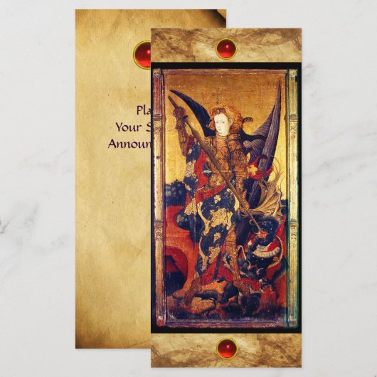 Saint Michael Vanquishing the Devil (Voorkant / Achterkant)