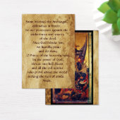 Saint Michael Vanquishing the Devil Prayer Card (Bureau)