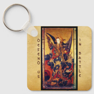 Saint Michael Vanquishing the Devil Sleutelhanger