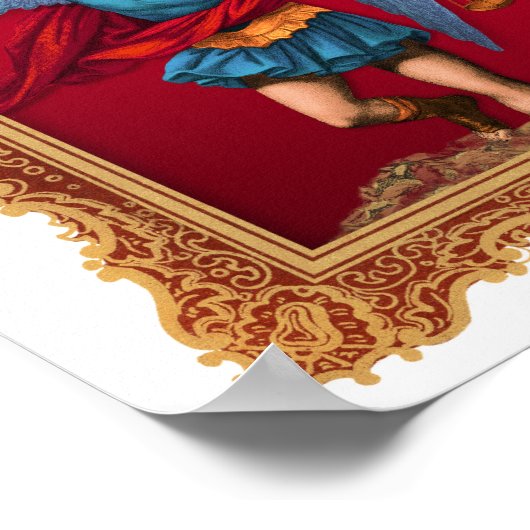Saint Michael, verdedig ons Poster (Hoek)