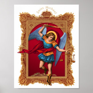 Saint Michael, verdedig ons Poster