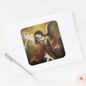 Saint Michael Vierkante Sticker (Envelop)