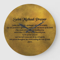 Saint Micheal Wall klok