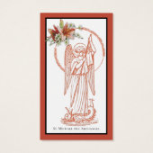 Saint Michel l'Archange Prière Carte Sainte (Dos)
