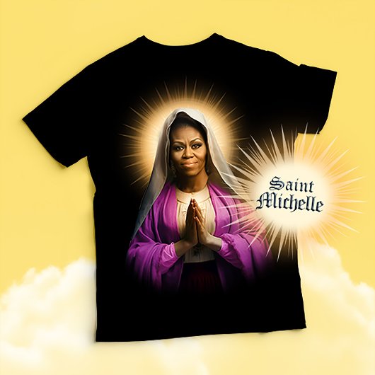 Saint Michelle Obama Gebed T-shirt