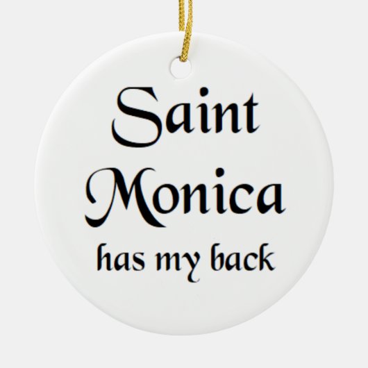 saint monica coffee mug keramisch ornament (Voorkant)