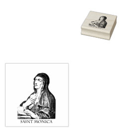 Saint Monica Rubber Stamp Rubberstempel