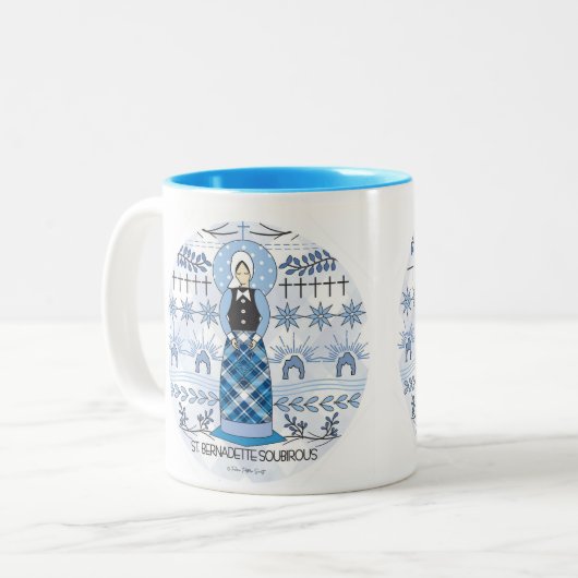Saint Mug : Saint Bernadette Soubirous (Devant gauche)