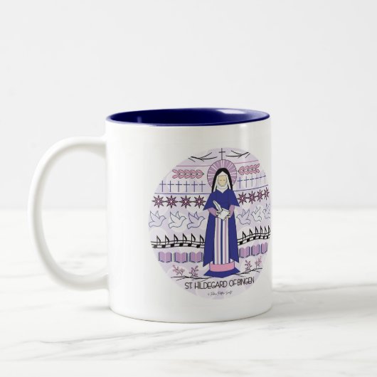 Saint Mug : St. Hildegard de Bingen (Gauche)