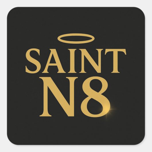 Saint N8 Vierkante Sticker (Voorkant)