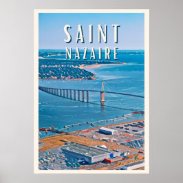 Saint Nazaire Photo Vintage Poster