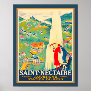 Saint-Nectaire Casino  Frans Reizen Poster