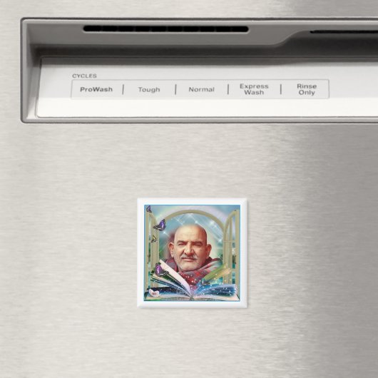 Saint Neem Karoli Baba ji Magnet (In Situ (Lave-vaisselle))