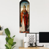 Saint Nicholas - Gerard David Fine Art Poster (Bureau à domicile)