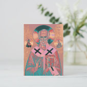 Saint Nicholas Icon Briefkaart (Staand voorkant)