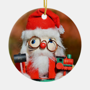 Saint Nicholas Santa Claus Nutkraker Keramisch Ornament