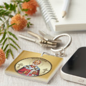 Saint Nicholas Sleutelhanger (Voorkant Rechts)