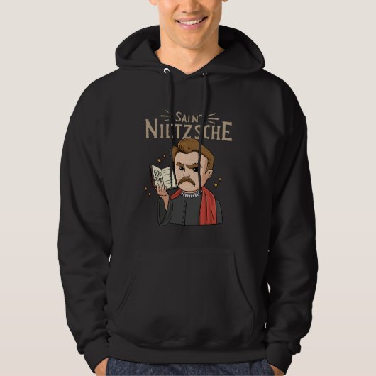 Saint Nietzsche for a Philosophy Student  1 Hoodie (Voorkant)