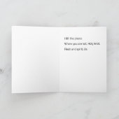 Saint Nœud : une carte de haïku pour celui qui vou (Intérieur)