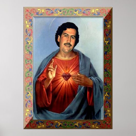 Saint Pablo Escobar Poster (Voorkant)