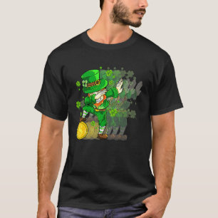 Saint Paddys Dabbing Shamrock Lucky St Patricks Da T-shirt