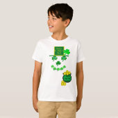 Saint Paddy's Day T-shirt Shamrock Humour (Devant entier)