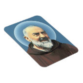 Saint Padre Pio flexibele magneet (Rechterzijde)