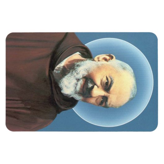 Saint Padre Pio flexibele magneet (Horizontaal)