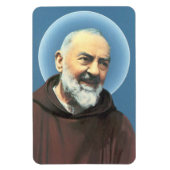 Saint Padre Pio flexibele magneet (Verticaal)