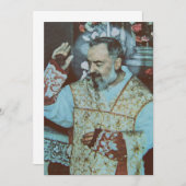 Saint Padre Pio Kaart (Voorkant / Achterkant)