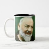 Saint Padre Pio Photo Mug (Gauche)