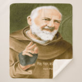 Saint Padre Pio Sherpa Deken (Voorkant)