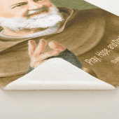 Saint Padre Pio Sherpa Deken (3/4)