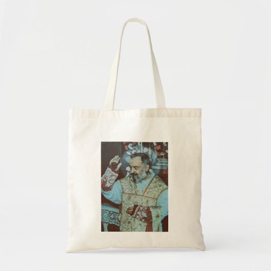 Saint Padre Pio Tote Bag (Voorkant)