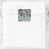 Saint Padre Pio Vierkante Sticker (Tas)