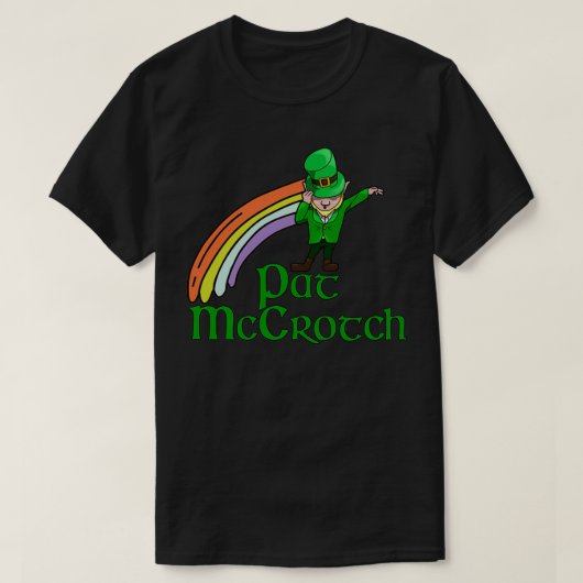 Saint Pat McCrotch Funny Shamrocks St T-shirt (Design voorkant)