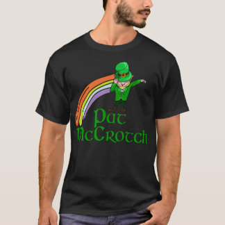 Saint Pat McCrotch Funny Shamrocks St T-shirt